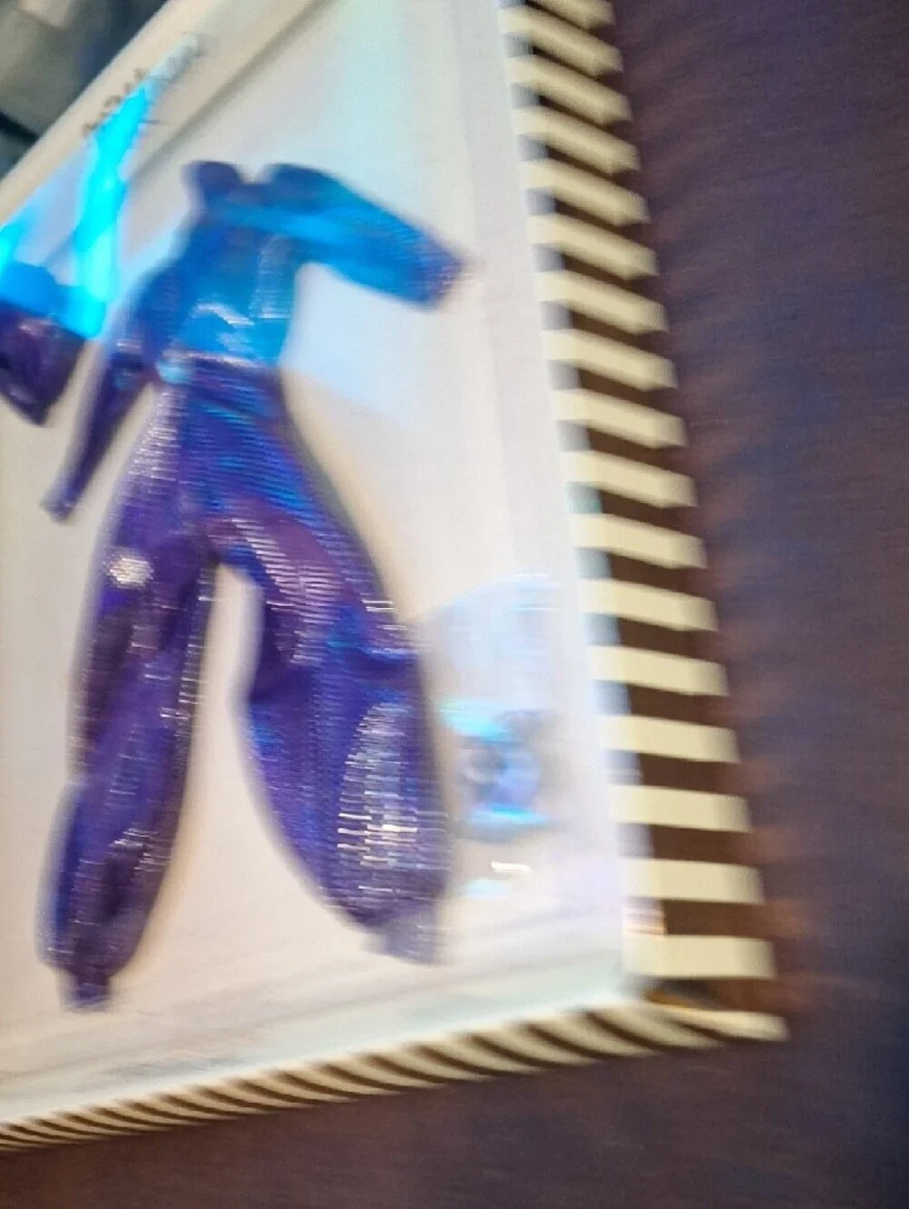 Vintage Rare Mikelman Paul David Purple Shimmer Jumpsuit Hat Fits Barbie NRFB